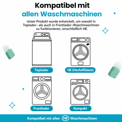 Fellex™  Waschmaschinenreiniger gegen Tierhaare & Gerüche