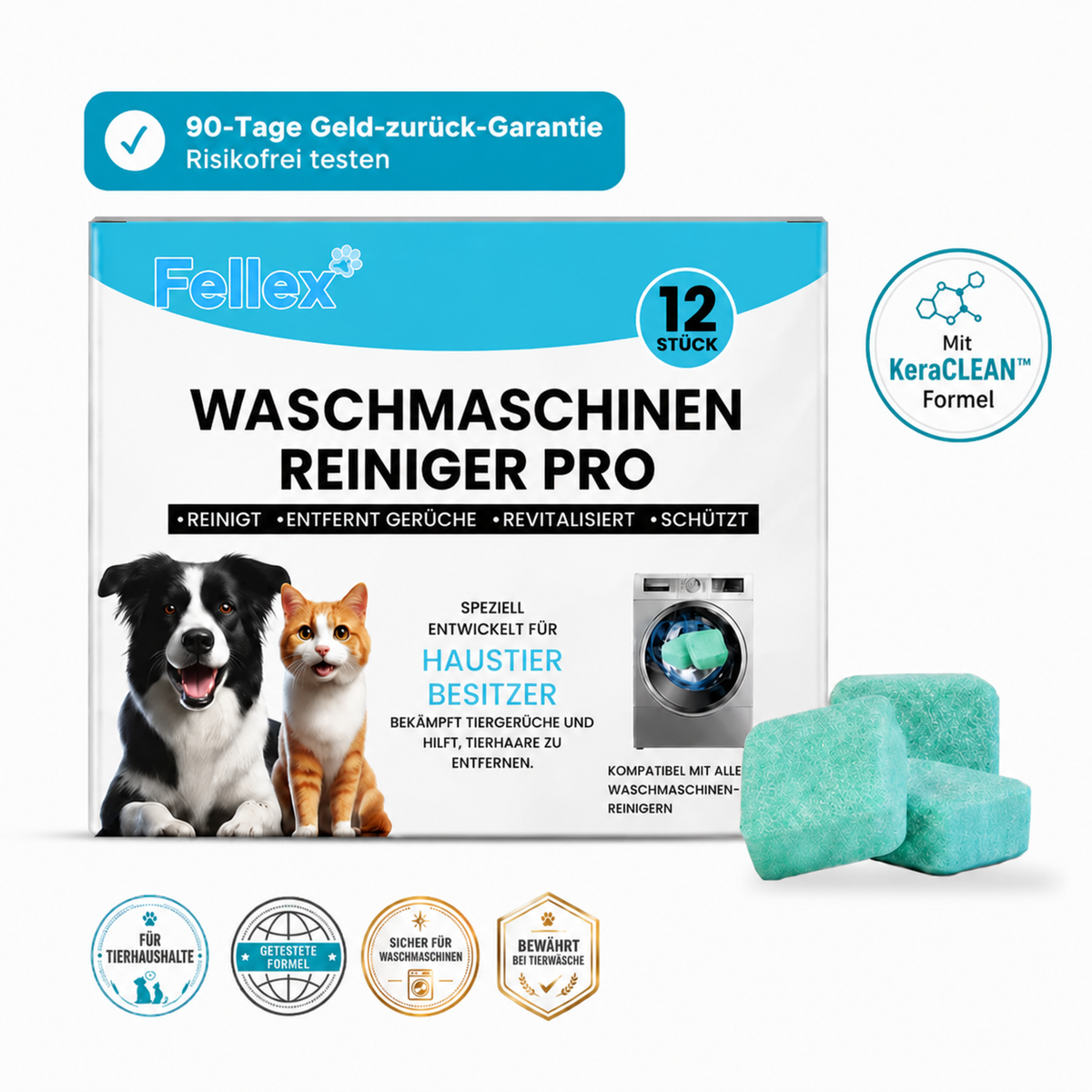 Fellex™ Waschmaschinen-                Reiniger