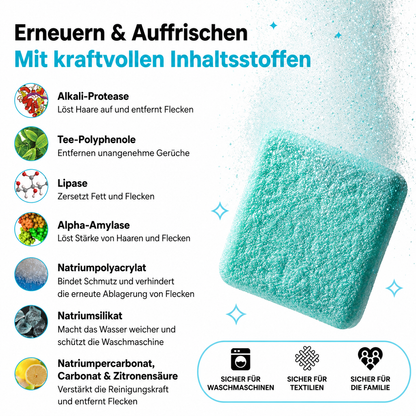 Fellex™  Waschmaschinenreiniger gegen Tierhaare & Gerüche